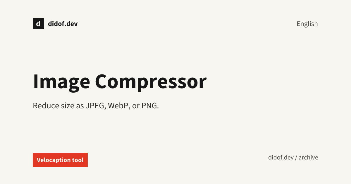 Image Compressor