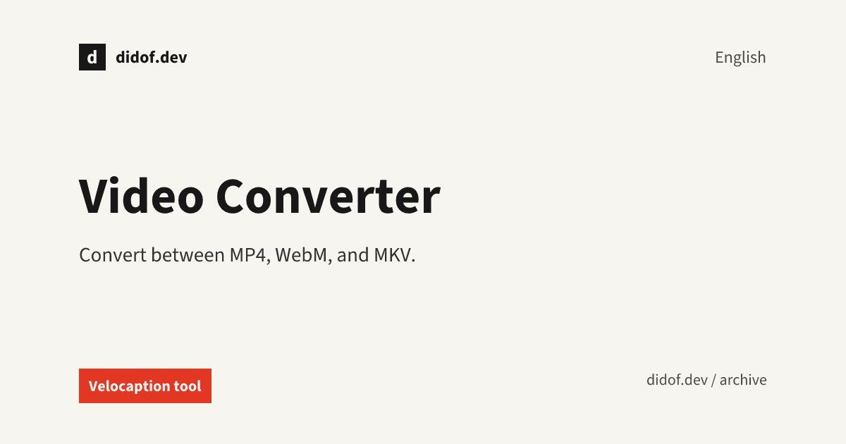 Video Converter